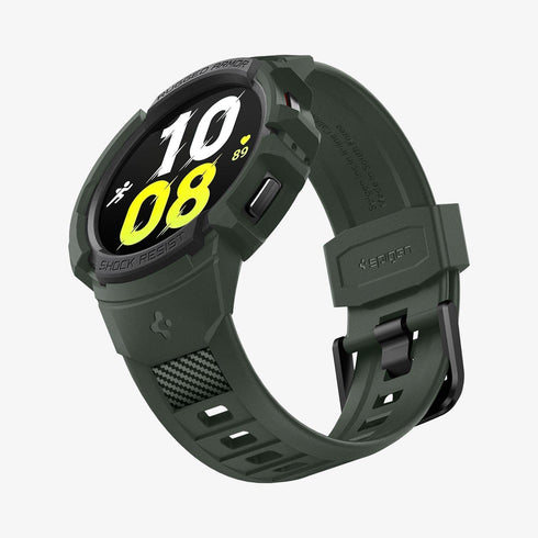 ACS06488 - Galaxy Watch 6 Classic (47mm) Case Rugged Armor Pro in black showing the front